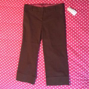 🎉 SALE XOXO BROWN DRESS CAPRIS